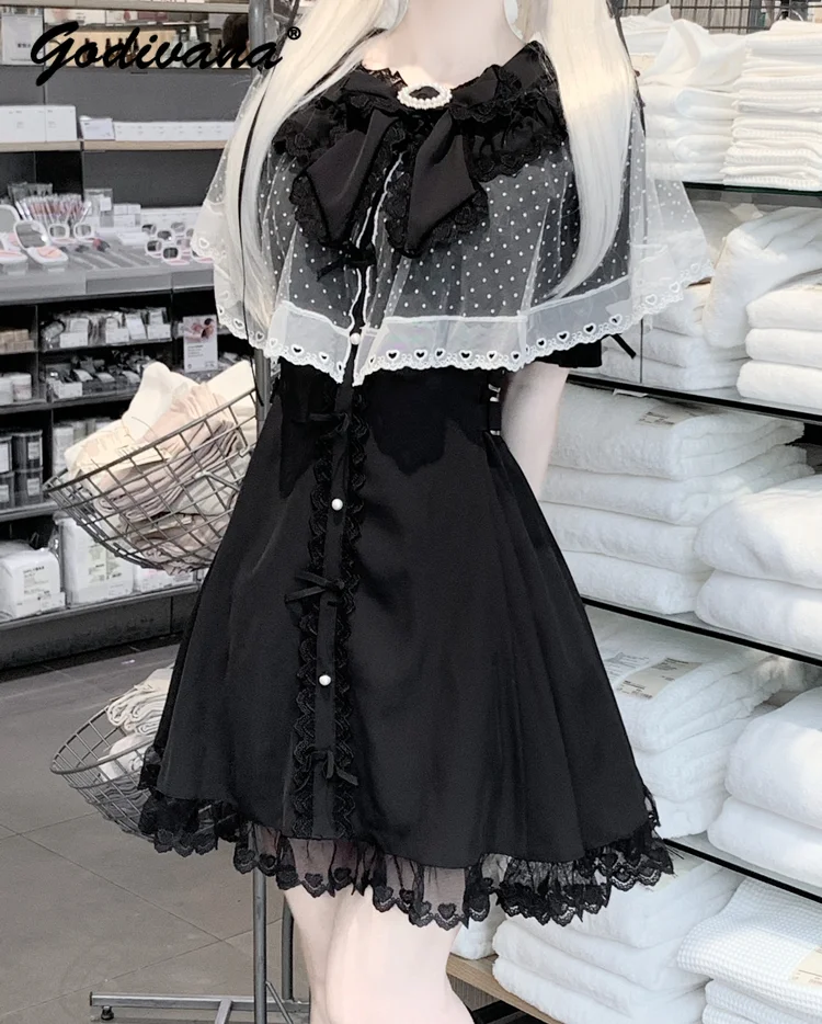 Japanese Lolita Lace Dress yv30793