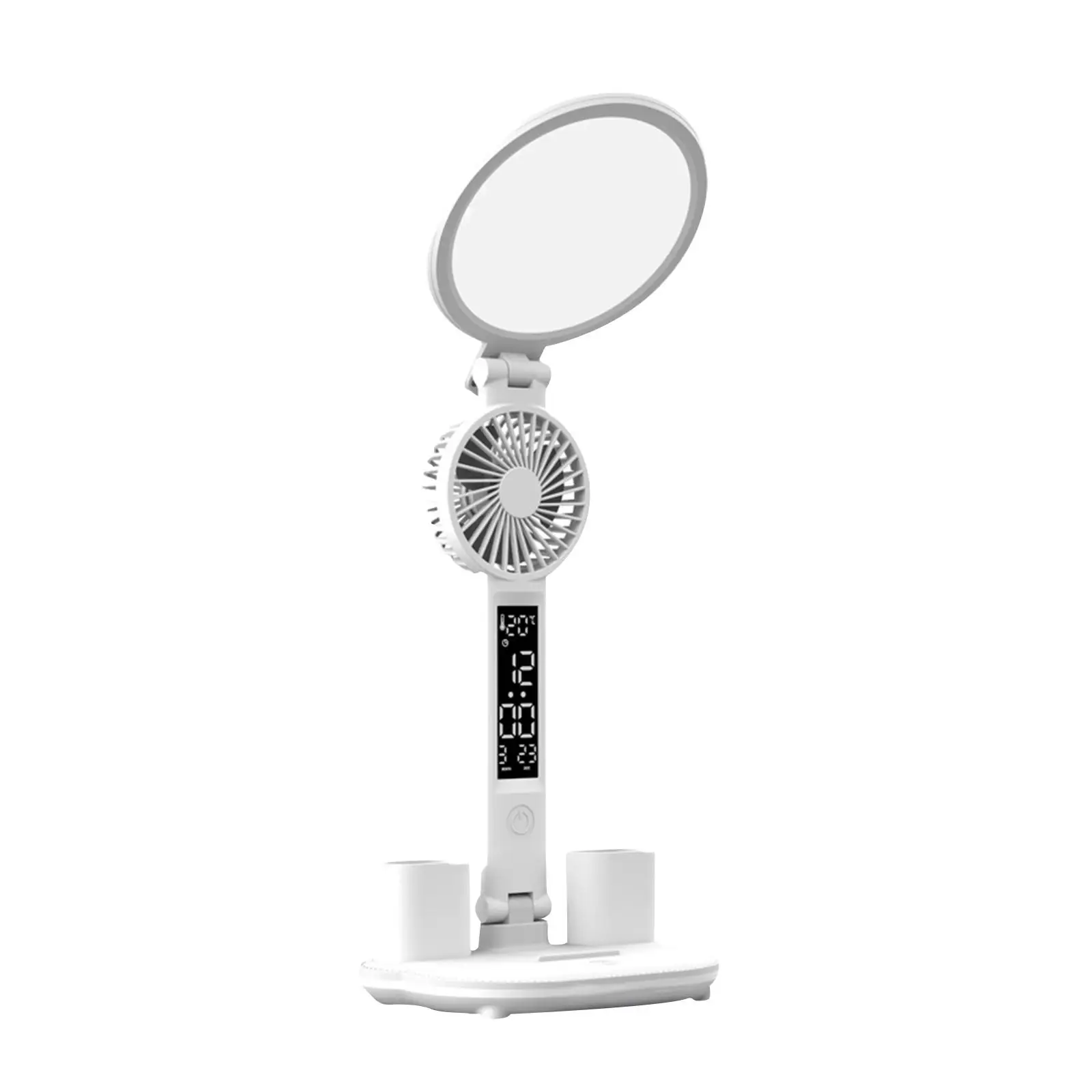 

Desk Light with Fan Study Lamp Adjustable Bedside Night Light Bedroom Reading Lamp for Farmhouse Living Room Bedroom Dorm Office