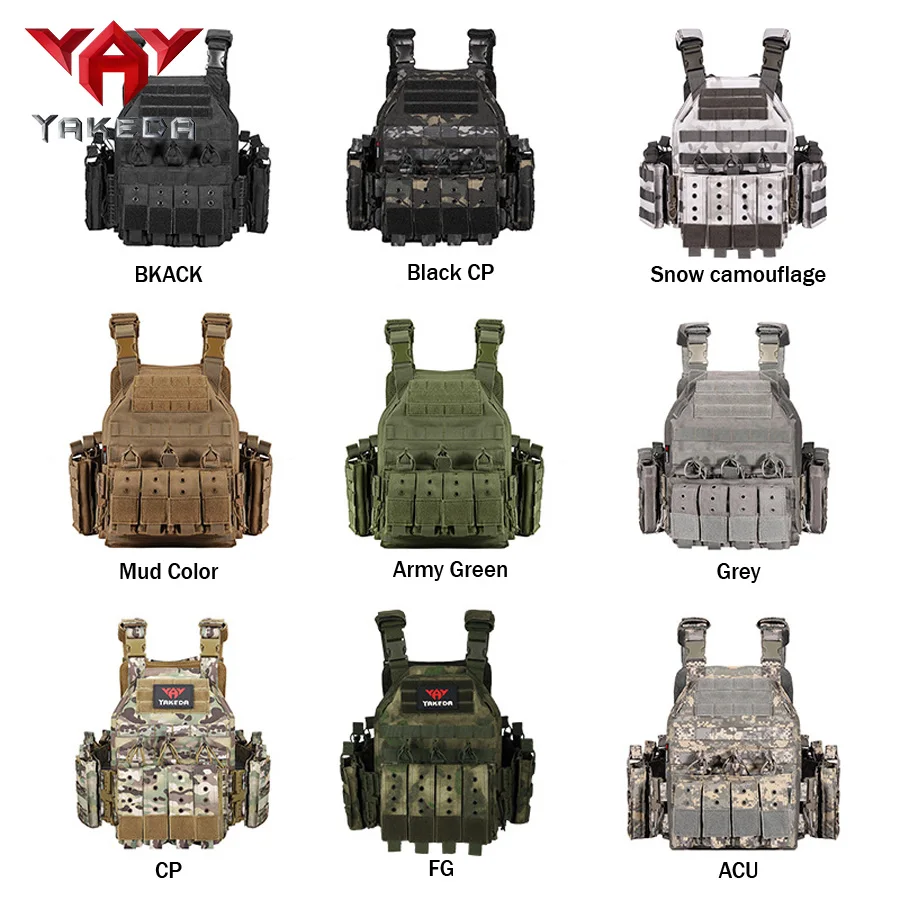 Tactical Training Vest Outdoor Protective Equipment Combat Camouflage Suit