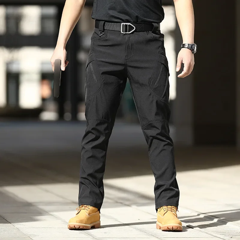 Quick Dry Outdoor Military Pants Multi Pockets Elastic Tactical Pant Waterproof Plus Size 6XL Casual Cargo Trousers Men Clothing 4