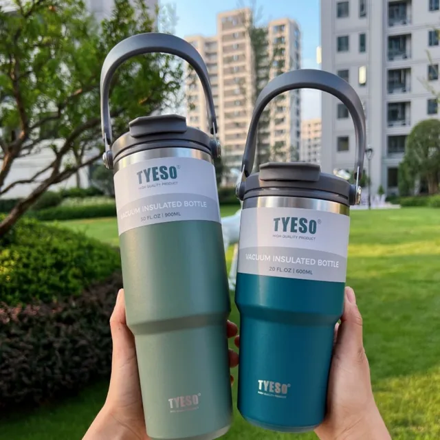 Tyeso Coffee Cup Thermos Bottle Stainless Steel Double-layer