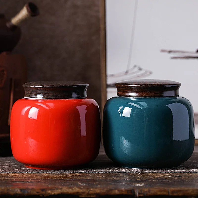 

Классическая керамическая чайная коробка, контейнер для кофе с деликатным покрытием, коробка для конфет и орехов, шкатулка для украшений, Кухонный Контейнер для хранения, домашний декор