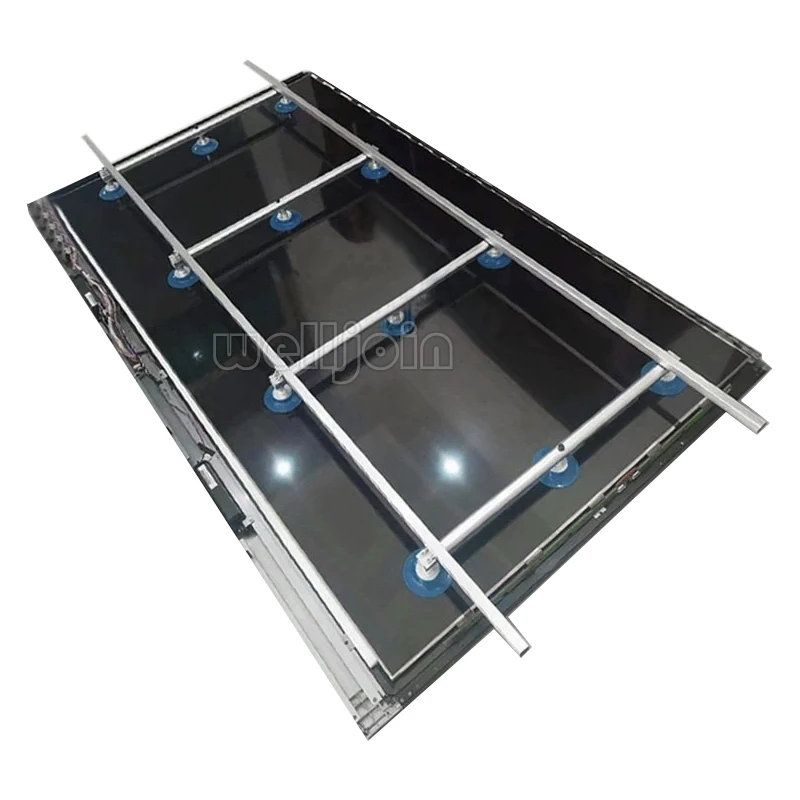 12개의 흡착판 LCD 스크린 흡착컵 65인치 75인치 86인치 98인치 100인치 110인치 LCD 유리 제거 및 운반 도구
