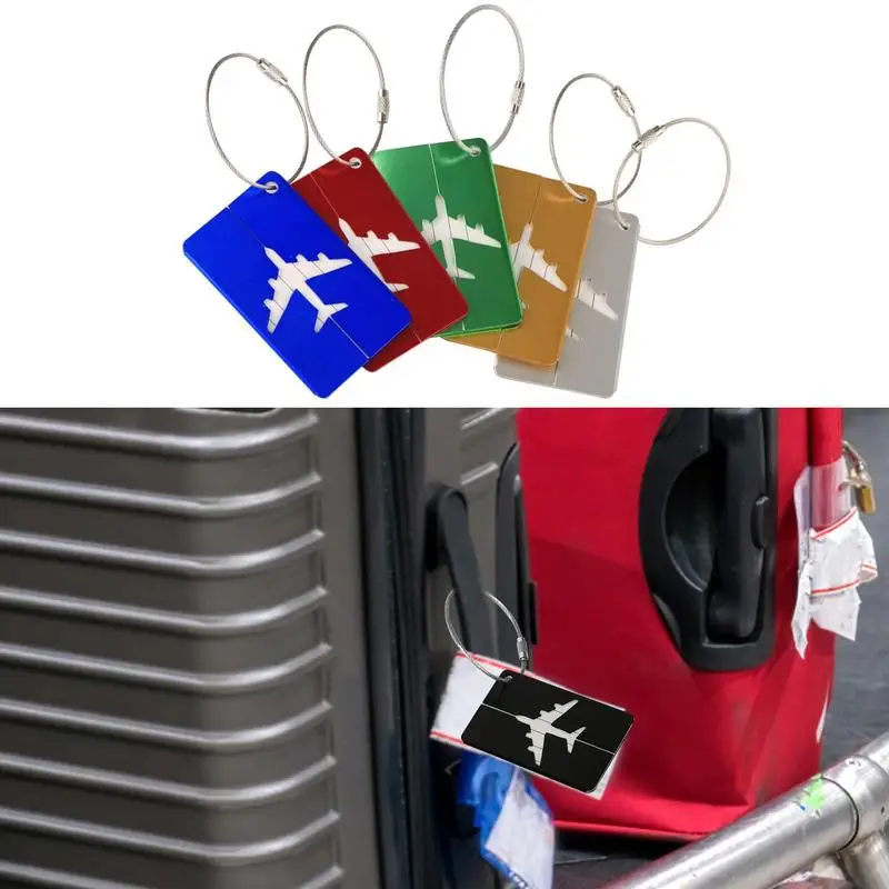 10 Etichette Da Viaggio Per Bagagli In Silicone Morbido – Colori Vari – Con Cinghia E Sportello Per Biglietto Da Visita