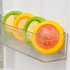 4Pcs Silicone Storage Box Portable Anti-Oxidation Fruit Vegetable Storage Containers for Fridge Keep Fresh Reusable Food Saver 3