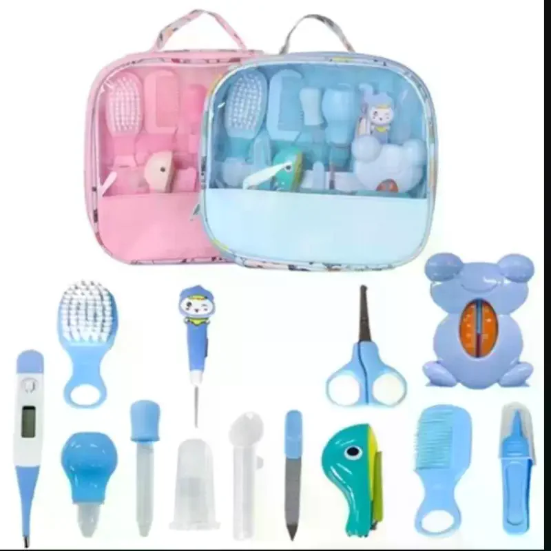 Kit per la Cura del Bambino: Set 10 Pezzi con Tagliaunghie, Aspiratore Nasale, Pettine e Spazzola di Sicurezza, Progettato Appositamente per Borse - immagine 4