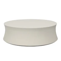 Table basse ronde blanche de styliste minimaliste italien, table d'appoint moderne, combinaison pour meubles de salon 5