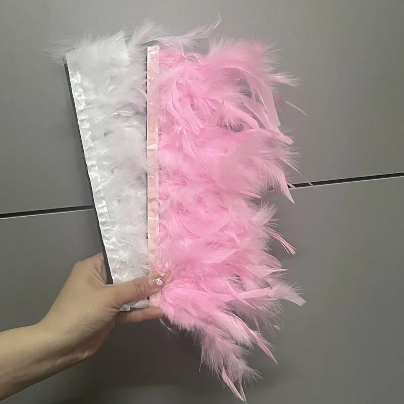 깃털 스냅 팔찌 손목 팔 커프스 타조 깃털 손목 워머 슬리브 우아한 모피 커프 여성용 파티 장식, 1/2 피스