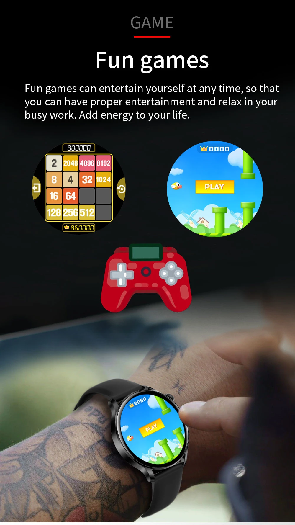 2022 New Smart watch Men Full touch Screen Sports fitness watch Bluetooth is Suitable For Android ios Bluetooth Call Smart watch