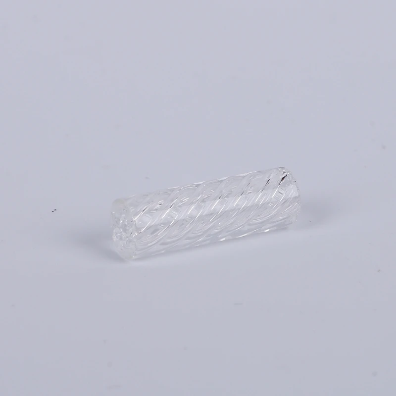 Retail 5pcs/box In Stock 6 Holes Spiral Screw Line Style Transparent Smoking Glass Filter Tips with 6 Holes Smoking Accessories