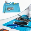 Silicone Soldering Mat ESD Antistatic Heat Resistant Insulation Work Mat Soldering Station Kit Repair Pad Maintenance Platform 4