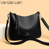 Genuine Brand Top Quality Pu Leather Shoulder Crossbody Sac Luxury Women Bags Handbags Designer Casual Female Messenger Bag 2025