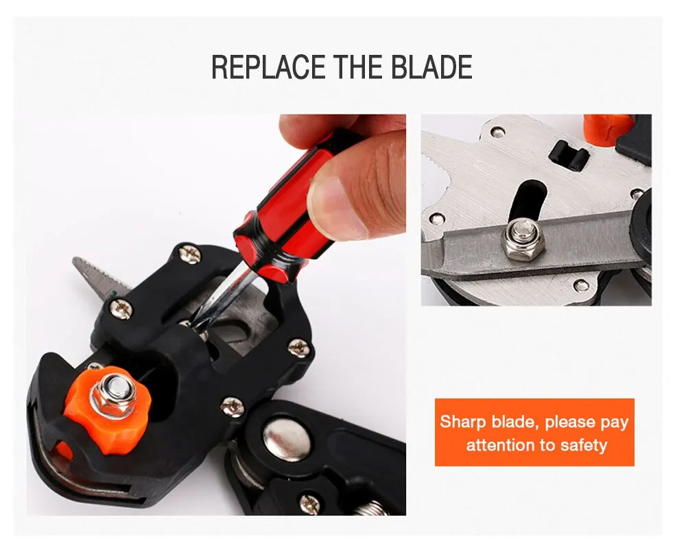 Description Picture 5 of itemGarden Tools Professional Farming Pruning Shears Grafting Scissor Fruit Tree Vaccination Secateurs Pruning Cutting Knife