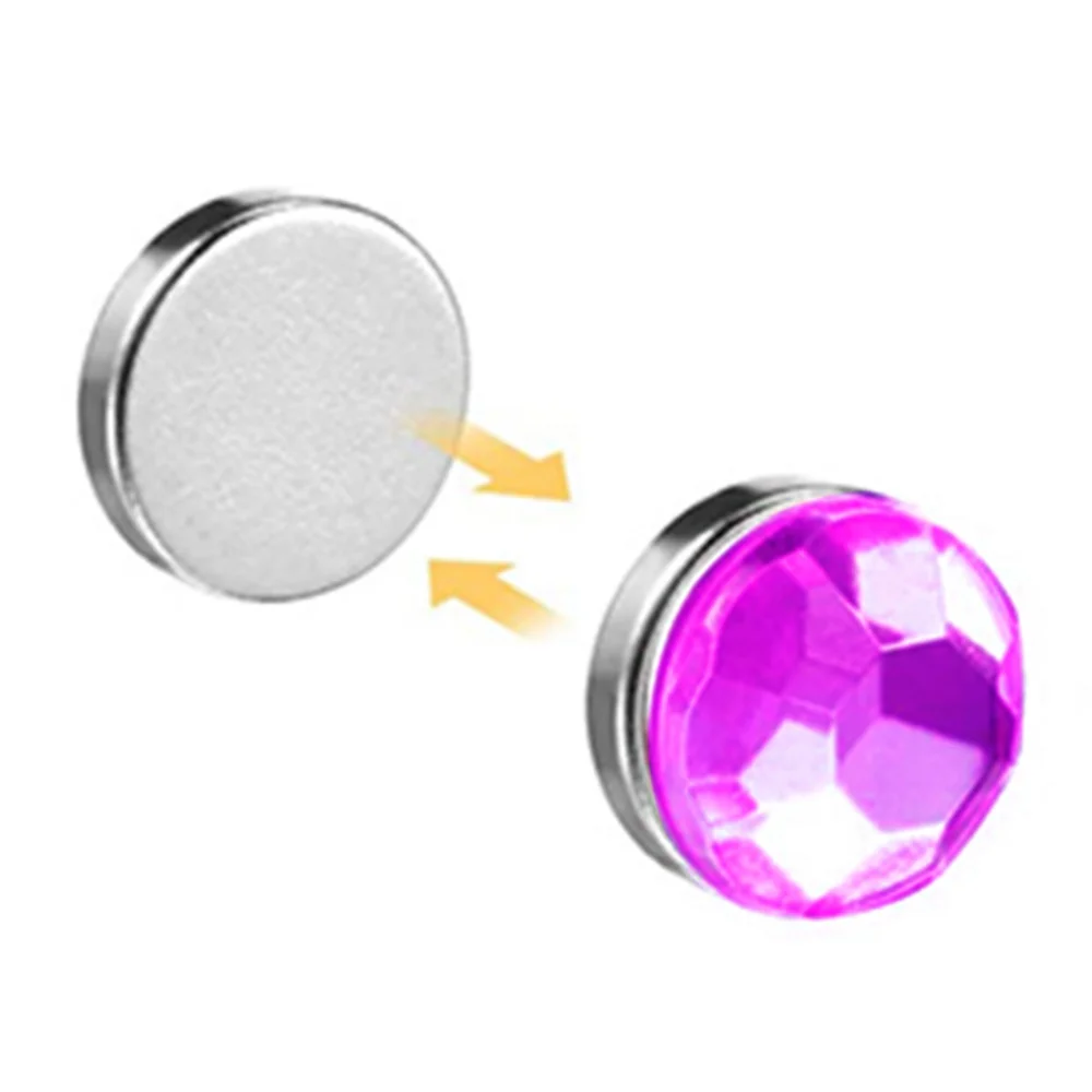 12pcs Magnet Crystal Wine Charms Decor Wine Cup DIY Charm Sign Drink Marker For Bachelorette Wedding Party Bar Table Supplies