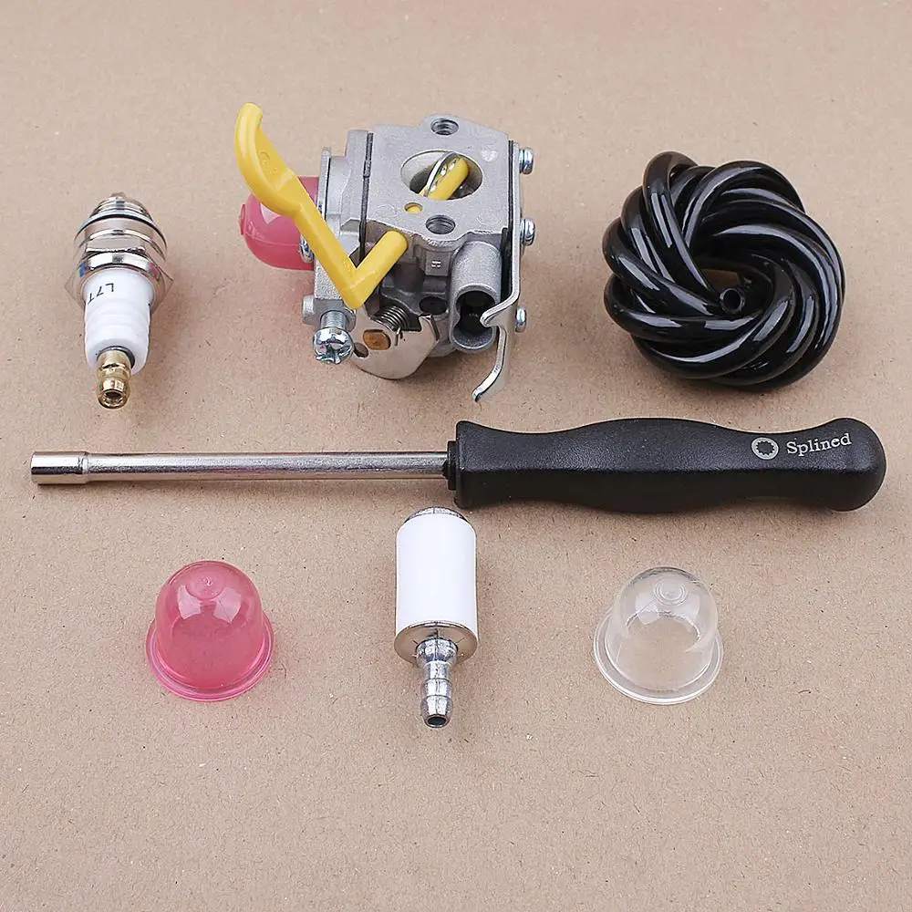 Carburetor Kit For Zama C1U-W18 FL20C SST25 Poulan Craftsman Trimmer Weedeater Replace 530071752 530071822 545081808 3