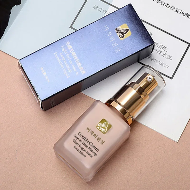 Durable Waterproof Matte Foundation Matte Oil Control Concealer Foundation Cream Moisturizing Waterproof Finish liquid foundation makeup cream waterproof foundation
