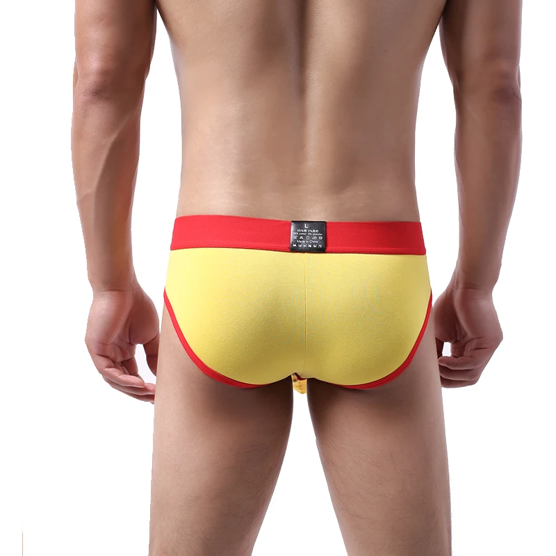 Bulge Elephant Nose Briefs Men Cotton Underwear Panties Sexy Gay U convex Big Penis Pouch Briefs Shorts Funny Jet Bag Trunks 4