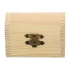 1x Plain Wood Wooden Arched Hinged Storage Boxes Craft Gift Box Multifunction Home Jewelry Sundries Cosmetics Storage Boxes 5