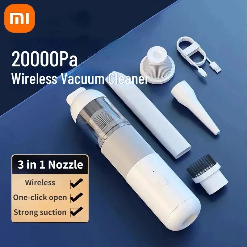 Xiaomi Portable 20000Pa Aspirapolvere Per Auto Wireless Dust Catcher Aspirapolvere Portatile Ricaricabile Car Home Dual Purpose
