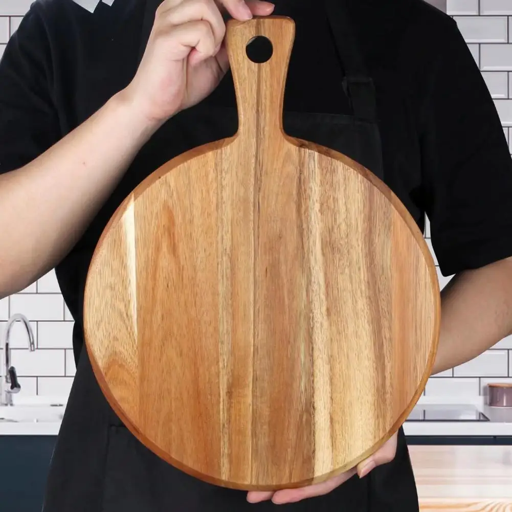 Wooden Pizza Cutting Board - Round Shape