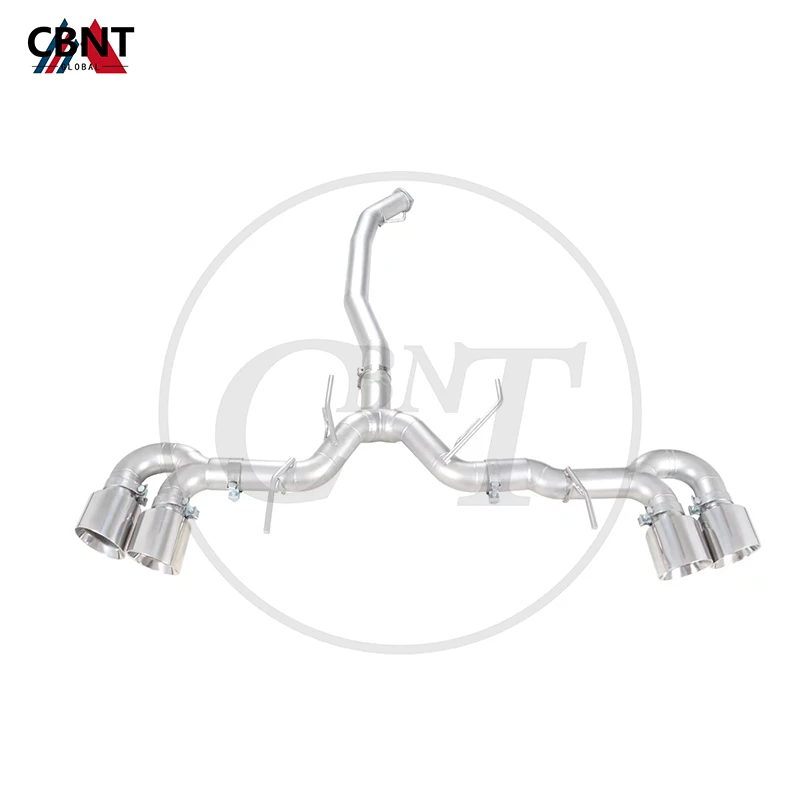 CBNT for Nissan GTR R35 3.8T V6 Performance Exhaust System Muffler with Valve SS304 Catback Exhaust-pipe Accessories