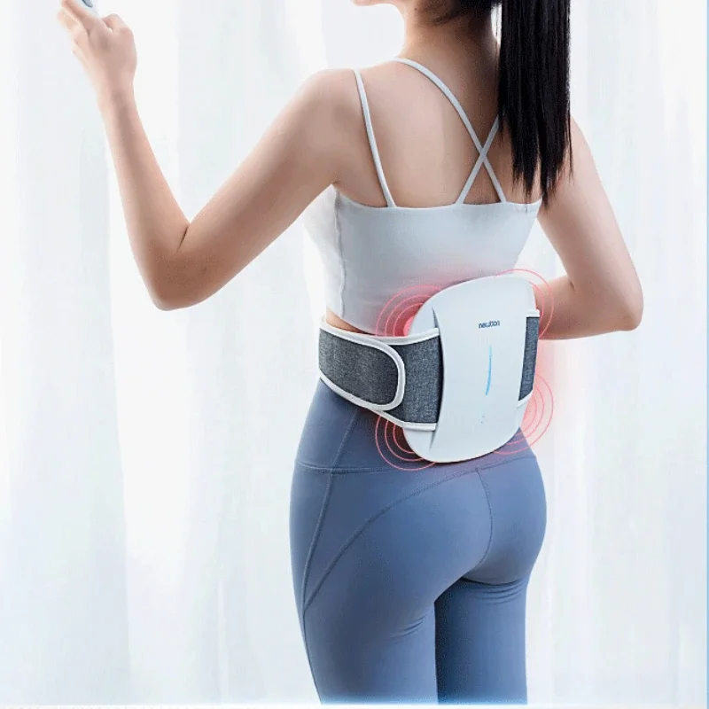 EMS Pulse Lumbar Massager Red Light Irradiation for Waist Lumbar Disc Physical Therapy Abdominal Massage Instrument