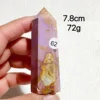 1PC Natural Crystal Phosphosiderite Tower Reiki Energy Spiritual Meditation Home Decor Gem Crystal Gift 4