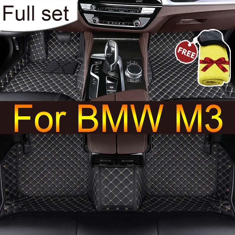 

Автомобильный напольный коврик для BMW M3 E30 1986 ~ 1991, 5 сидений, кожаные напольные коврики, полное покрытие, защита ковра, грязь, аксессуары для интерьера автомобиля