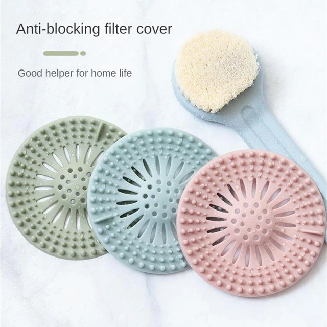 Dropship Round Silicone Drain Hair Catcher Drain Cover Hair Trap