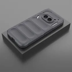Luxury Shockproof Anti - Slip Silicone Phone Case Cover - NothingPhone 2a Plus (DarkGray)