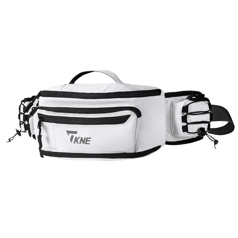 Waterproof Unisex Motorcycle Waist Bag with Secure Storage and Durable Material