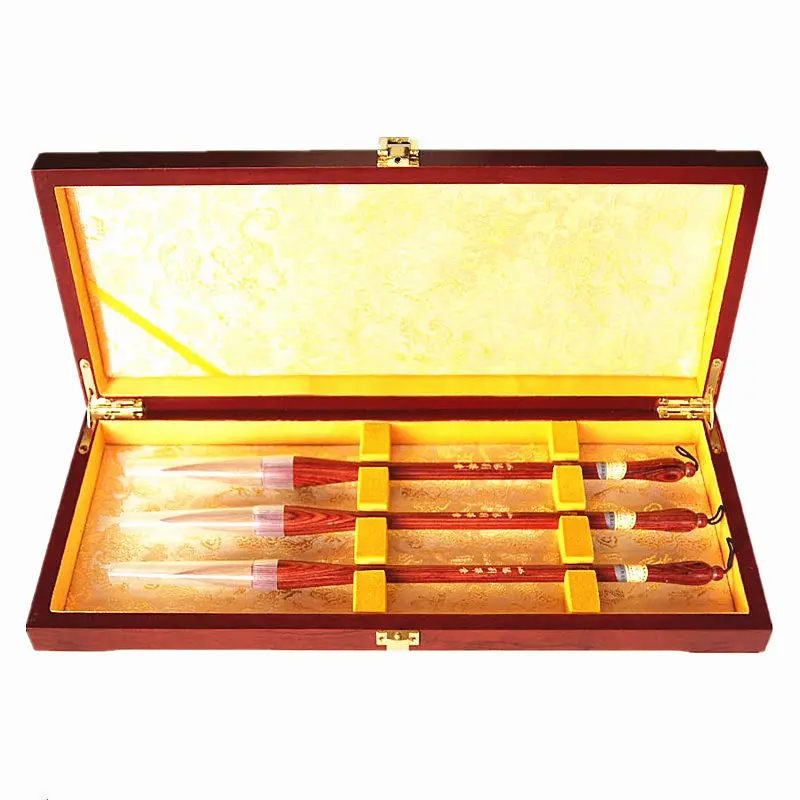 Ruyangliu hochwertige Wiesel Haar bürsten Stift chinesische Kalligraphie Pinsel Stift traditionelle chinesische Schrift Malerei Pinsel Stift Set