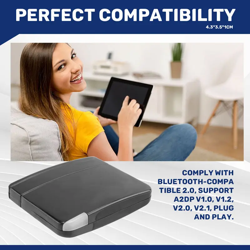 B63B-A2DP Bluetooth Music Audio 30Pin Receiver Adapter Speaker Dock For Wireless Transmitter Headphone Stage Return