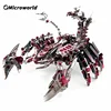 Microworld 3D Metal Animal Puzzle Red Devils Scorpion Model Kits DIY Desktop Decoration Jigsaw Toys Birthdays Gifts For Adults 3