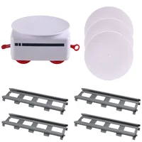 Sushi Train Rotary Sushi Toy Track Conveyor Belt Rotating Table Kid Food Train Set DIY Sushi Making Family Sushi Party 1