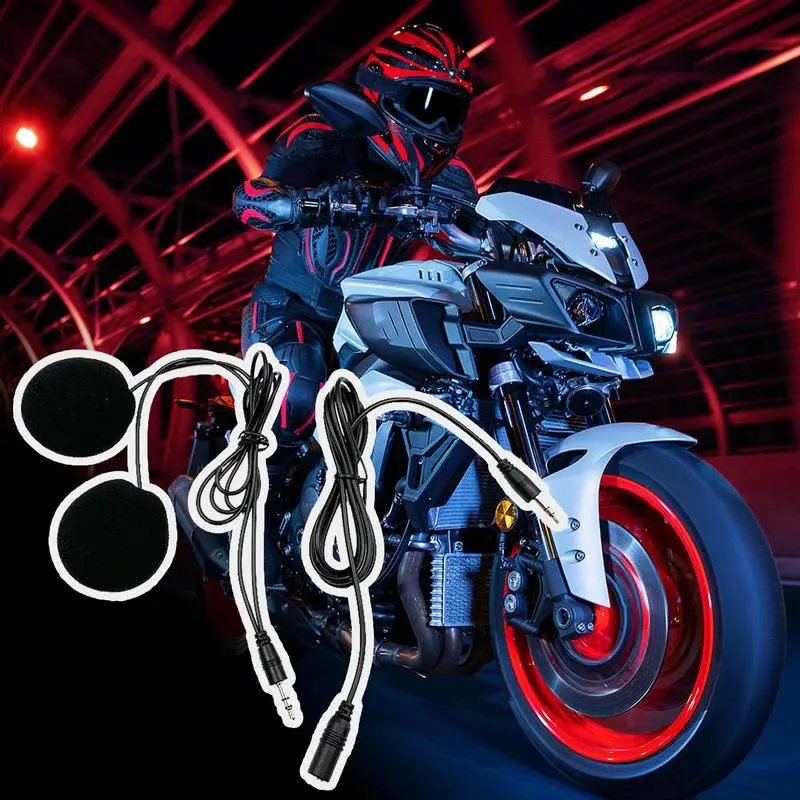 Helmet Headphones Motorcycle Helmet Headphones Sports Equipment For Ski Cycling Snowmobile Mountain Dirtbike Sportbike