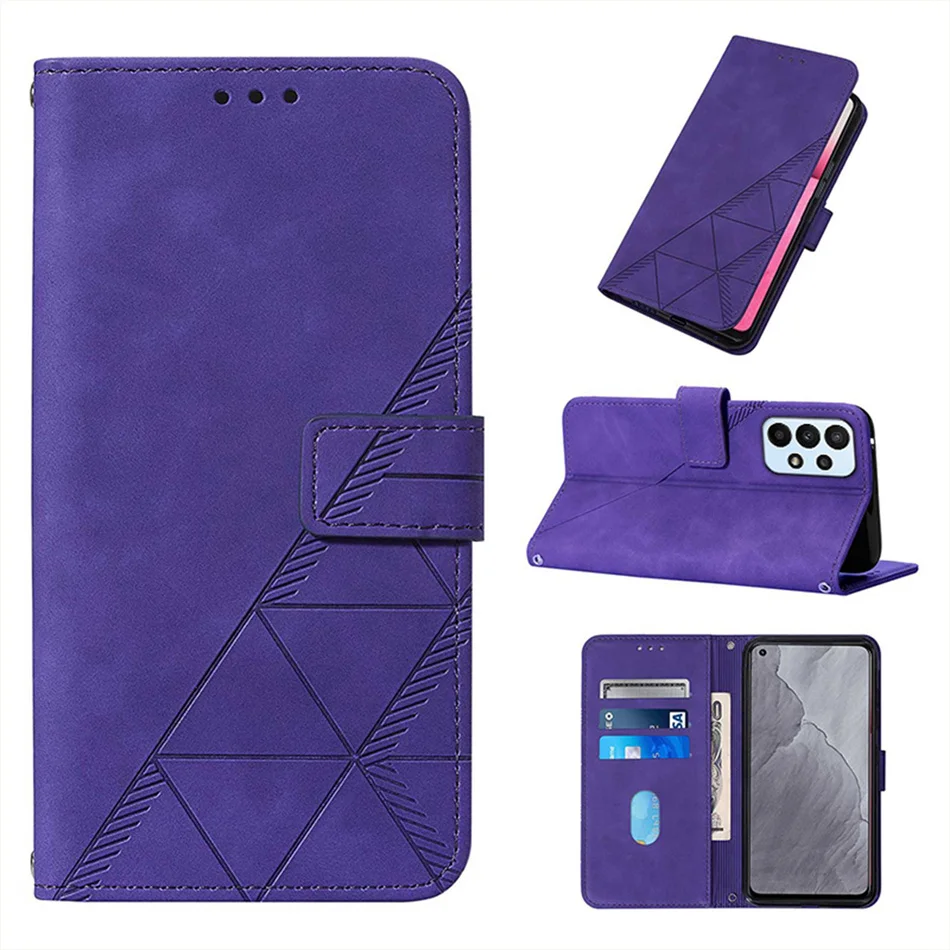 Leather Flip Case with Card Holder for Smartphone Protection