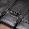 LUOKIR Men's Briefcase Genuine Leather Luxury Business Office Computer Bag Casual Travel Handbag File Bags For 14 Inch Laptop 6