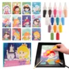 Sand Art Kit DIY Sand Painting Craft 12 Princess Sand Painting Cards 14 Color Montessori Toys Educational Toys For Kids Gifts 1
