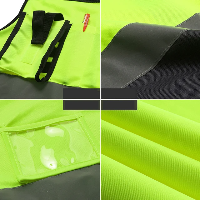 Sleeveless Hi-Vis Reflective Work Jacket
