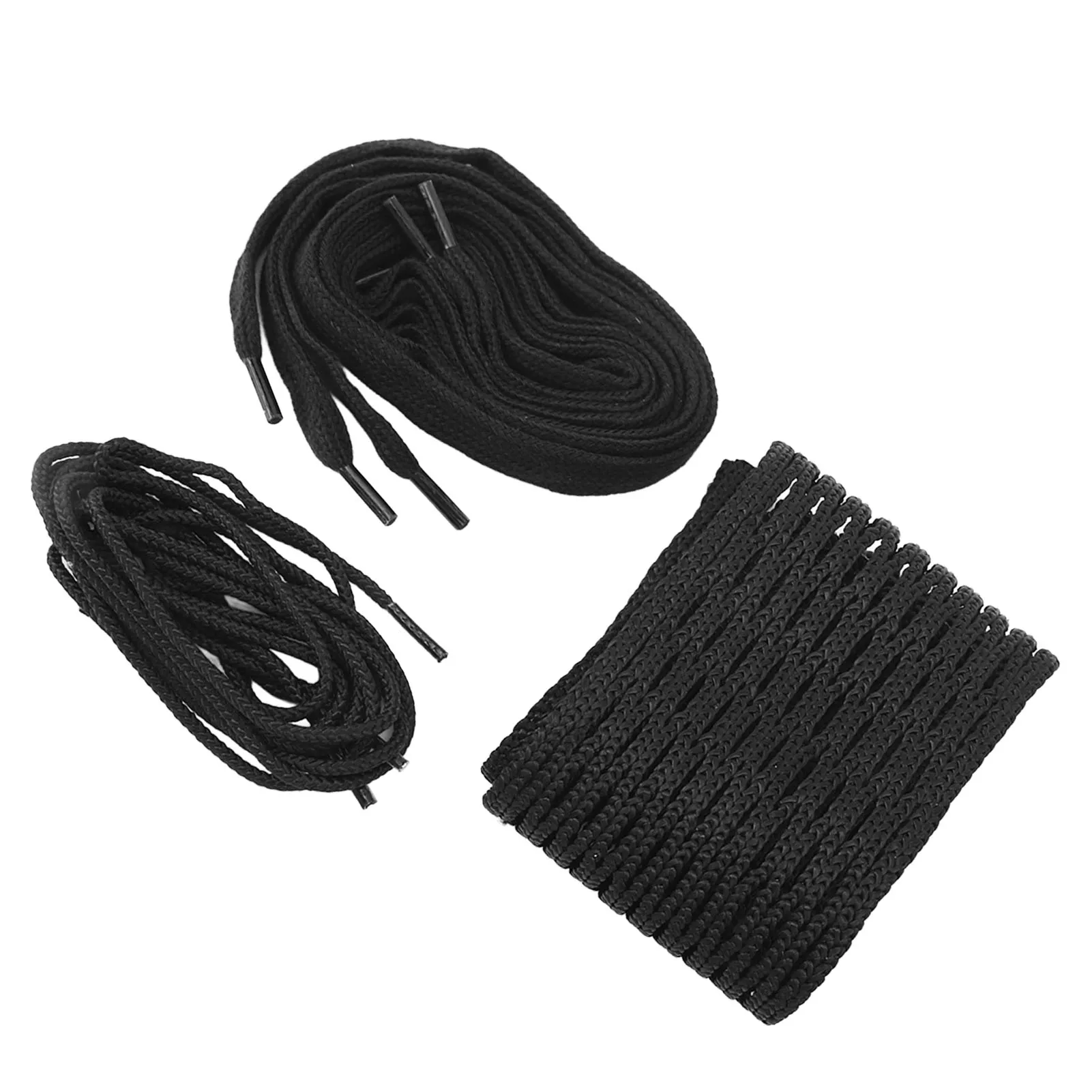 Mesh Piece Woven String Wear Proof Portable Black Nylon Mesh Piece String Tear Resistant for Accessory