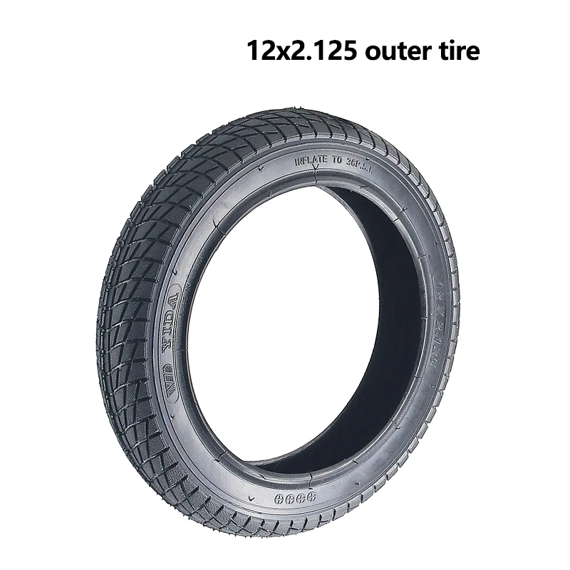 Durable 12-Inch Tire with Inner Tube