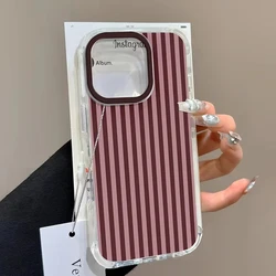 Stylish Striped Aesthetic Phone Case - Vibrant Back Cover Design - A22 M22 (1)