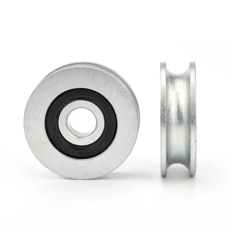 Grooved Bearing Pulley 1PcS 10*40*12.5mm U groove Rolling Wheel 8mm Wire Rope Over Line Wheel 4cm Guide