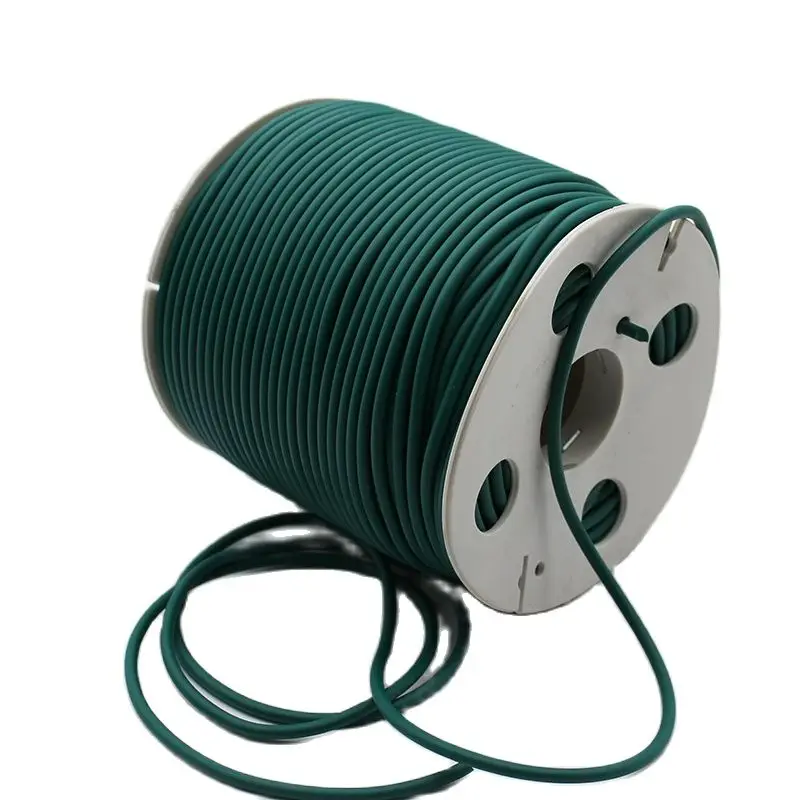 

100 Meters 4mm Dia Floors PVC Welding Rod Floor Glue Reel Roll Flexible Semi-Rigid Dark Green