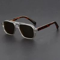 Lunettes de soleil carrées vintage style punk pour femmes et hommes, de marque de luxe, tendance, pour la conduite en extérieur, populaires 1