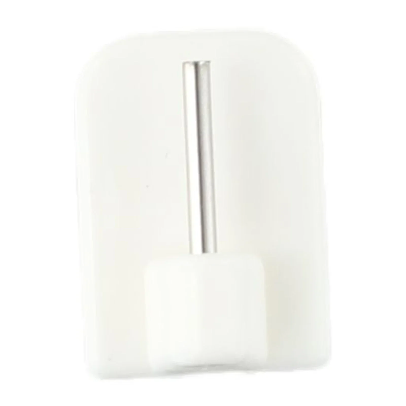 4/8/12PCS Curtain Rod Hook 2.4*1.7cm Adhesive Bracket Hooks Stainless Steel Pvc Curtain Rod Bracket Hook Home Hardware