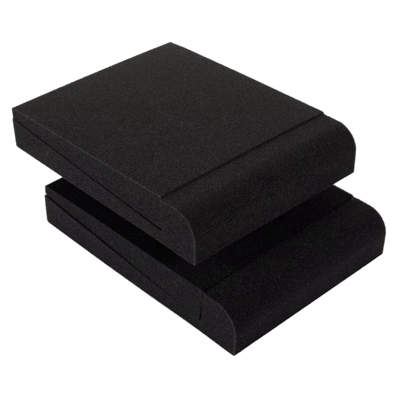 

4 Pcs High Density Foam Speaker Pads - Speaker Isolation Pad, Monitor Acoustic Isolation Pads,Studio Monitor Pads