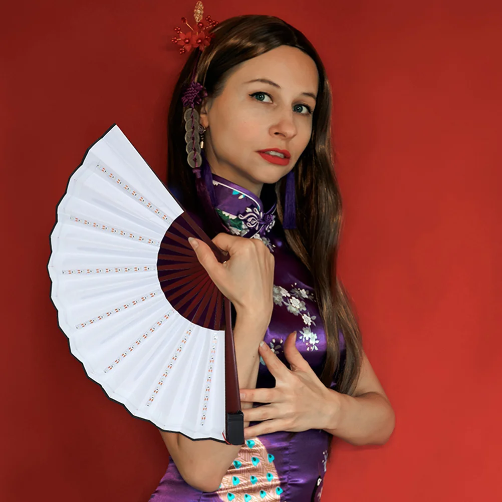 

Chinese Style Luminous Supplies Hand Folding Cloth LED Flashing
