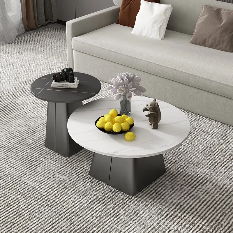 

Small Desk Table Bedside Room Study Decor Round Console Table Corner Work Nightstands Tavolini Da Salotto Salon Furniture